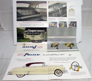 1950 Pontiac Sales Brochure Catalina Chieftain Streamliner Steel Station Wagon