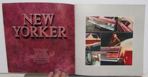 1968 Chrysler New Yorker Town & Country 300 Newport Custom XL Sales Brochure
