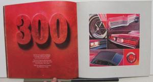 1968 Chrysler New Yorker Town & Country 300 Newport Custom XL Sales Brochure