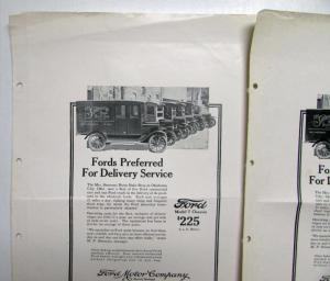 1926 Model T Ford Truck Chassis Preferred For Delivery Service Ad Proof