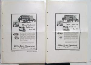 1926 Ford Model T Built For The Job Ton Truck Chassis Ad Proof