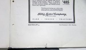 1926 Ford Model T Truck Quick Transportation Ad Proof