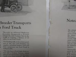 1926 Ford Model T Truck Holstein Breeder Transports Stock Ad Proof