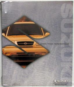 1999 Suzuki Media Information Press Kit - Grand Vitara Esteem Swift