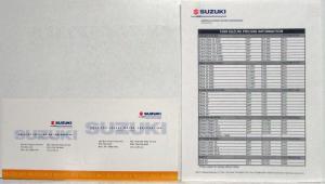 1999 Suzuki Media Information Press Kit - Grand Vitara Esteem Swift