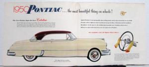 1950 Pontiac Sales Brochure Catalina Chieftain Streamliner Steel Station Wagon 2