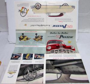 1950 Pontiac Sales Brochure Catalina Chieftain Streamliner Steel Station Wagon 2