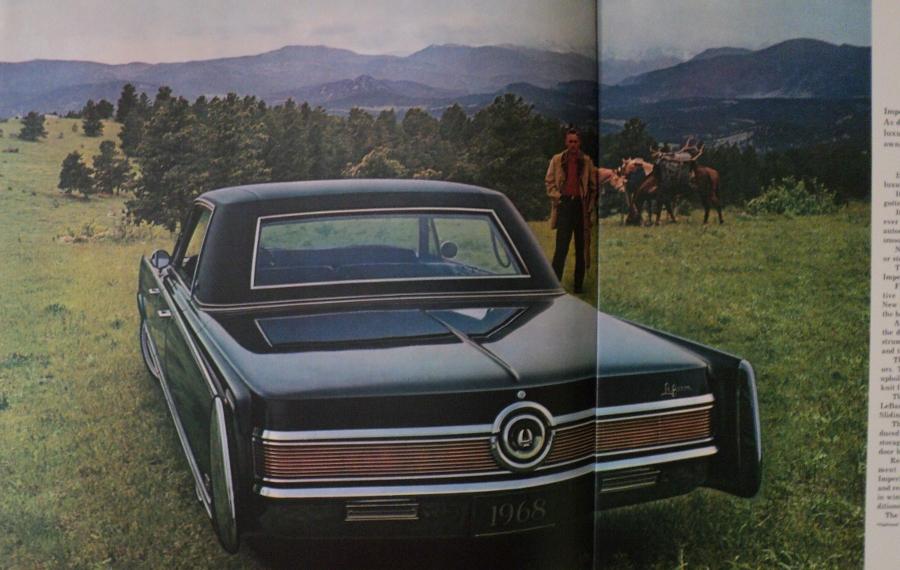 NOS 1968 Chrysler Imperial XL Sales Brochure LeBaron Crown ...