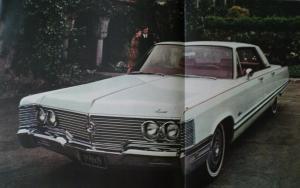 1968 Chrysler Imperial XL Sales Brochure LeBaron Crown HT Coupe Convertible