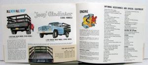 1963 Jeep Gladiator Dealer Sales Brochure Mailer Pickup Panel New Model Revised
