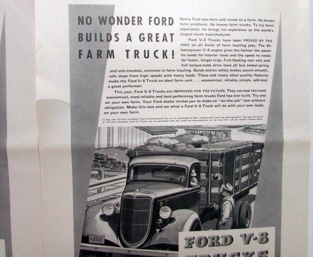 1936 Ford Truck V8 Builds A Great Farm Truck  Ad Proofs