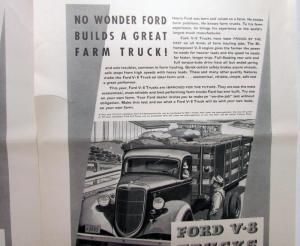 1936 Ford Truck V8 Builds A Great Farm Truck Ad Proofs