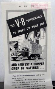 1936 Ford V8 Truck & Commercial Car Ad Proof