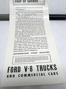 1936 Ford V8 Truck & Commercial Car Ad Proof