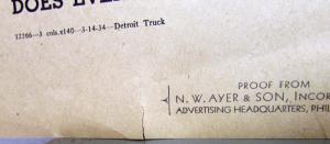 1934 New Ford V8 Truck Is The Truck For The Farm Ad Proof