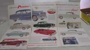 1953 Pontiac Chieftain Catalina Steel Wagon Dealer Sales Brochure Large Folder