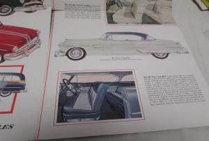1953 Pontiac Chieftain Catalina Steel Wagon Dealer Sales Brochure Large Folder