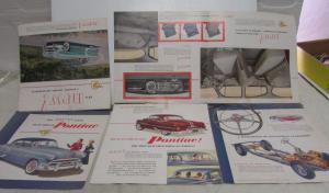 1953 Pontiac Chieftain Catalina Steel Wagon Dealer Sales Brochure Large Folder