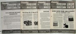 1939 Chevrolet Service News 4 Issues from Volume 13