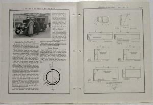 1925 Lincoln Service Bulletin 10 Issues from Volume 2