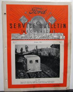 1936 Ford Service Bulletin Volume 17 Set Of 8 Dealer Repair Updates Original