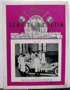 1937 Ford Service Bulletin Volume 18 Set Of 8 Dealer Repair Updates Original