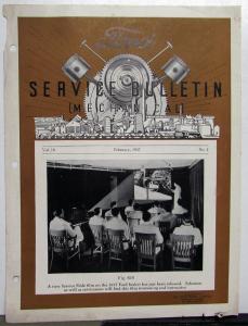 1937 Ford Service Bulletin Volume 18 Set Of 8 Dealer Repair Updates Original