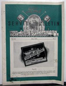 1937 Ford Service Bulletin Volume 18 Set Of 8 Dealer Repair Updates Original