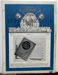 1937 Ford Service Bulletin Volume 18 Set Of 8 Dealer Repair Updates Original