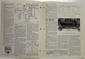 1952 Ford Product Information Service Letters Lot