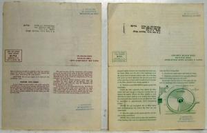 1952 Ford The Automotive Trade News Bulletin Mailers Vol 3 No 2 and No 3