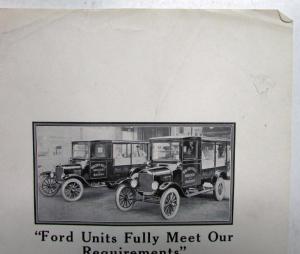 1926 Ford Model T 1 Ton Truck Closed Cab Express Body Ad Proof