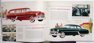 1954 Pontiac Star Chief Silver Streak Chieftain Sales Brochure Large Prestige