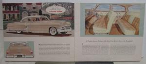 1954 Pontiac Star Chief Silver Streak Chieftain Sales Brochure Large Prestige