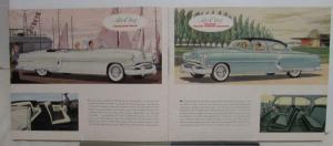 1954 Pontiac Star Chief Silver Streak Chieftain Sales Brochure Large Prestige