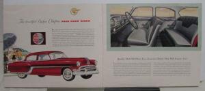 1954 Pontiac Star Chief Silver Streak Chieftain Sales Brochure Large Prestige