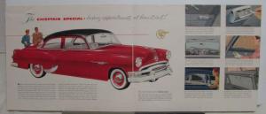 1954 Pontiac Star Chief Silver Streak Chieftain Sales Brochure Large Prestige