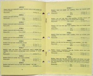 1957 Ford Service Department Management Service Letters Lot