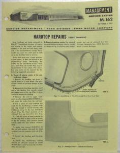 1957 Ford Service Department Management Service Letters Lot