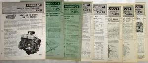 1961 Ford Product Information Service Letters Lot