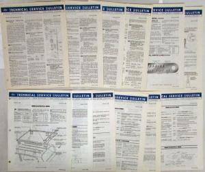 1969 Ford Service Department Technical Service Bulletins Lot