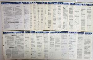 1970 Ford Service Department Technical Service Bulletins Lot