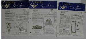 1955 Lincoln Technical Service Bulletins Lot