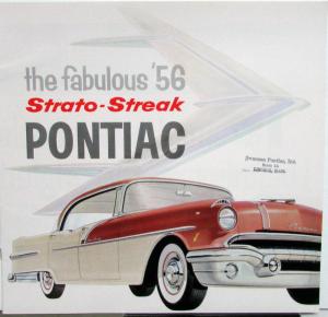 1956 Pontiac Catalina Star Chief Safari 870 860 Dealer Sales Brochure