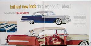 1956 Pontiac Catalina Star Chief Safari 870 860 Dealer Sales Brochure