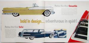 1956 Pontiac Catalina Star Chief Safari 870 860 Dealer Sales Brochure