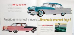 1956 Pontiac Catalina Star Chief Safari 870 860 Dealer Sales Brochure