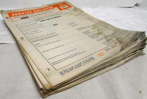 1971 Lincoln Mercury Division Service Bulletins Lot - 1971 Series