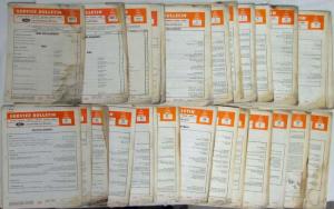 1971 Lincoln Mercury Division Service Bulletins Lot - 1971 Series