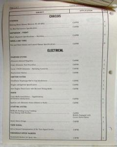 1970 Lincoln Mercury Division Service Bulletins Lot for Mercury Capri